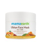 Mamaearth Aloe Turmeric Gel (150ml), Ubtan Face Wash & Face Mask (100ml Each) & Ultra Light Indian Sunscreen (80g)